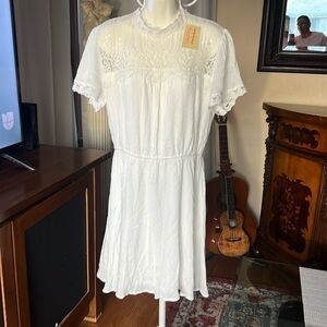 American Rag Illusion Lace Dress, XL